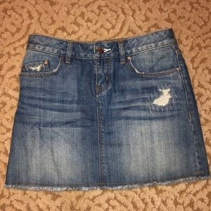 Karen Millen Denim Mini Skirt Size 2